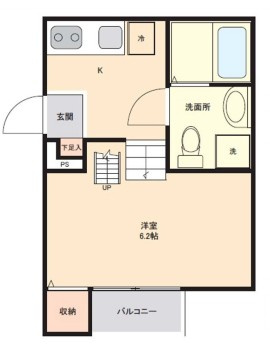 アンビエンテ千葉EAST館の間取り