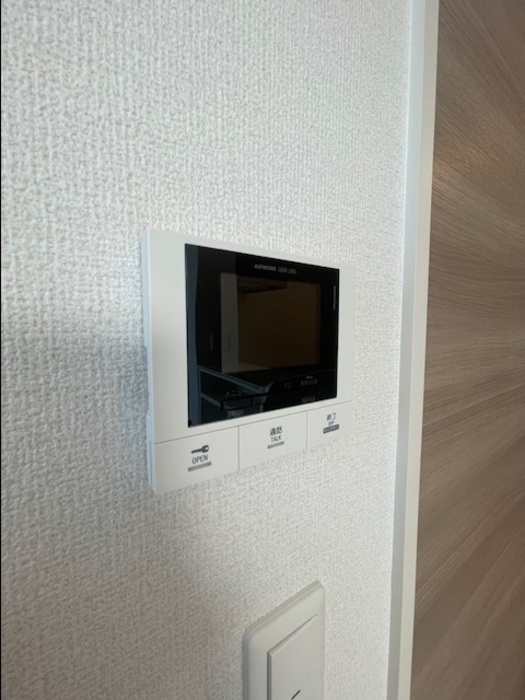 D-room平野Ⅱのセキュリティ|D-room平野Ⅱ　モニター付きインターホン