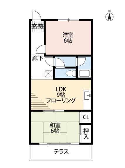 グリーンハウスの間取り|間取り