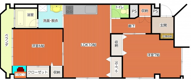 京橋ビル新館の間取り
