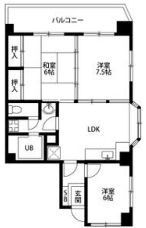 シルフィード東助松の間取り
