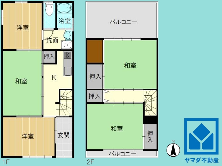 南区東寺東門前町の間取り