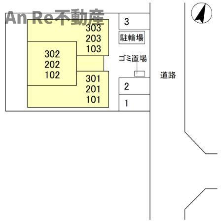 Noble raffiner戸塚東の区画図