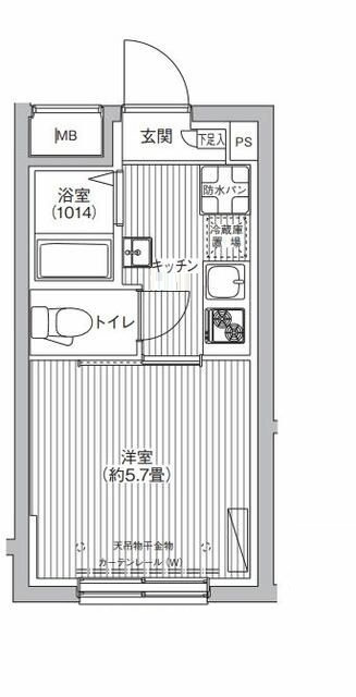 プラハ駒込の間取り|間取りです。