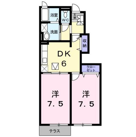 【間取り】 | ヴィラプルメリア