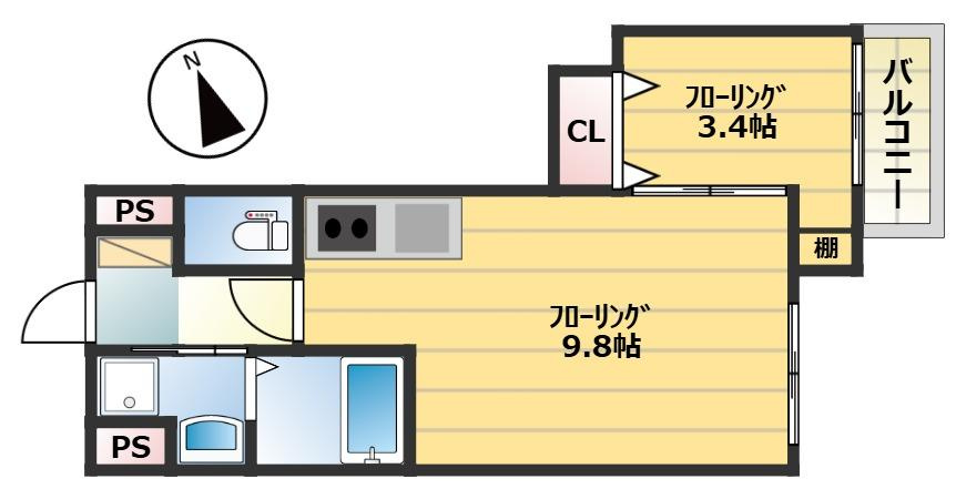 仮称）東区唐原１丁目の間取り