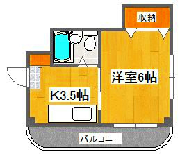 仲之町ラバーズハウスの間取り