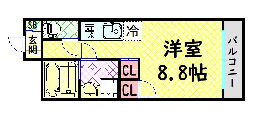 【間取り】 | パークハイムうつぼ
