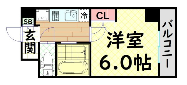 【間取り】 | メビウス難波WESTレジデンス0