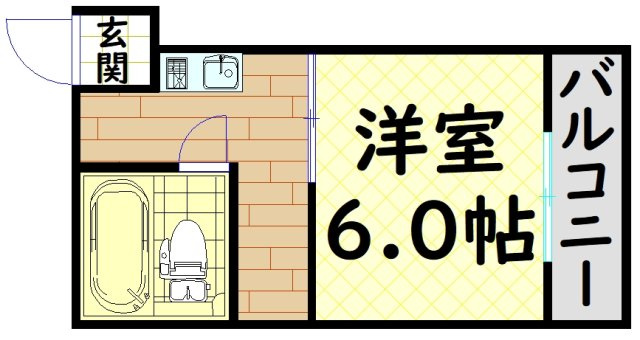 【間取り】 | ラパンジール阿波座Ⅱ
