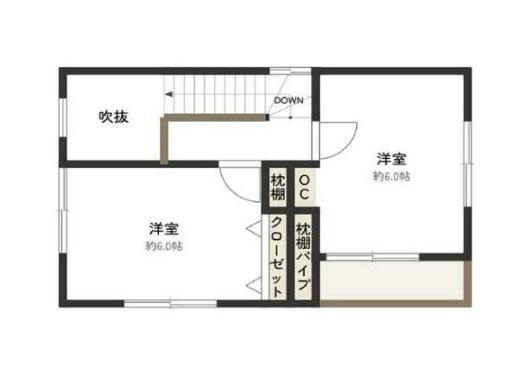 彦島福浦町中古一戸建ての間取り|2F
