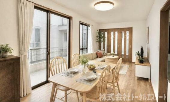 彦島福浦町中古一戸建てのダイニング|写真はイメージです。家具等は付属していません。