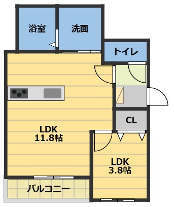 AKATSUKI RESIDENCE　久居野村の間取り