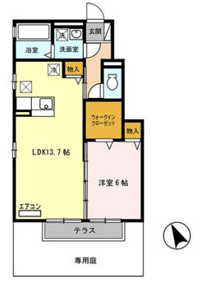 リブレA棟の間取り