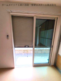 リブレA棟のセキュリティ|雨戸シャッター
※イメージ　反転タイプのお部屋