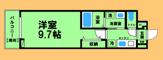 【間取り】 | クレメントガーデンⅤ | 間取り図：反転タイプ