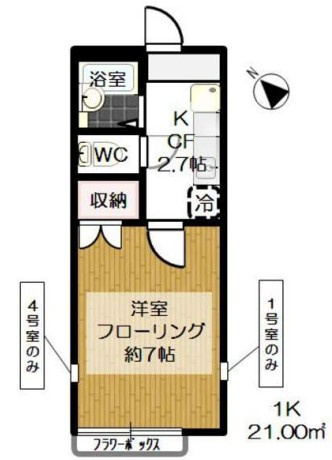 ドルチェの間取り