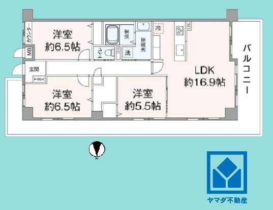 ネオハイツ宮前町の間取り