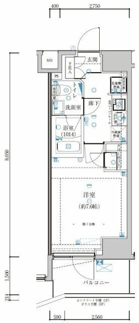ＬＥＸＥ長原の間取り