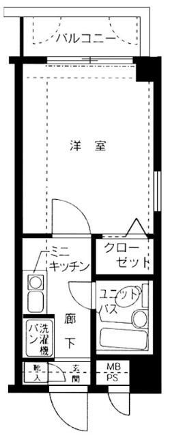 常盤台宝マンションの間取り