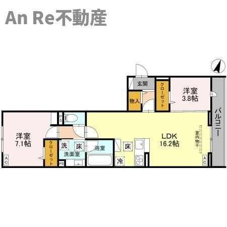 Noble raffiner戸塚東の間取り