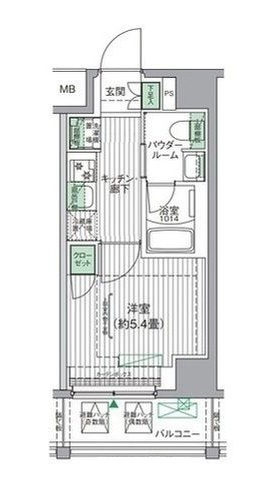 ＢＰＲレジデンス青砥の間取り|間取りです。