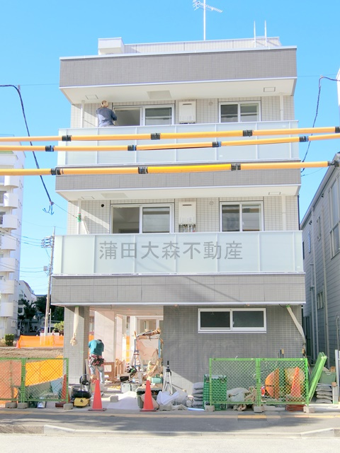 ルーク大森の外観|2026年11月築　RC鉄筋コンクリート造地上4階建て1K～1LDK総戸数9戸の賃貸マンション
東京都大田区中央1丁目　JR京浜東北線大森駅徒歩15分