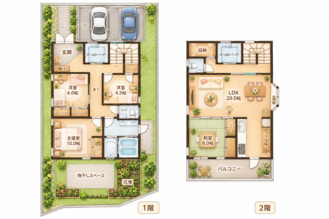 香里園桜木町　中古一戸建ての間取り|間取り図はいかがですか？ご希望を叶える間取りですか？リビングの広さは？水回りの位置は？カウンターキッチン？など色々な情報が集約されています。弊社ではリフォームなどのご相談も承っております。