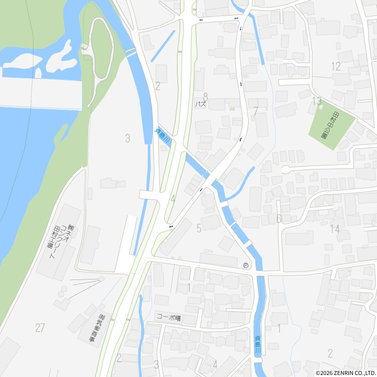 田村3丁目中野店舗　3号室の地図