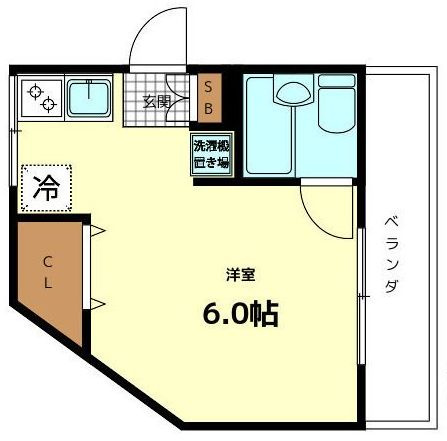 アクセス四葉の間取り|間取りです。