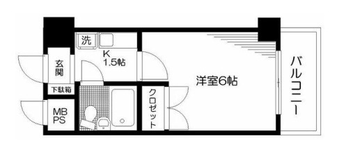 日神パレステージ新宿御苑の間取り