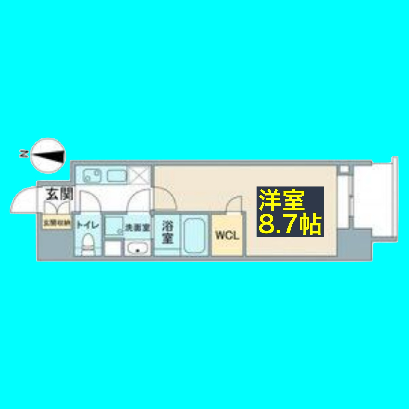 スリーアイランドタワー久屋大通の間取り