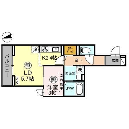 【間取り】 | D-Sereno仙波町
