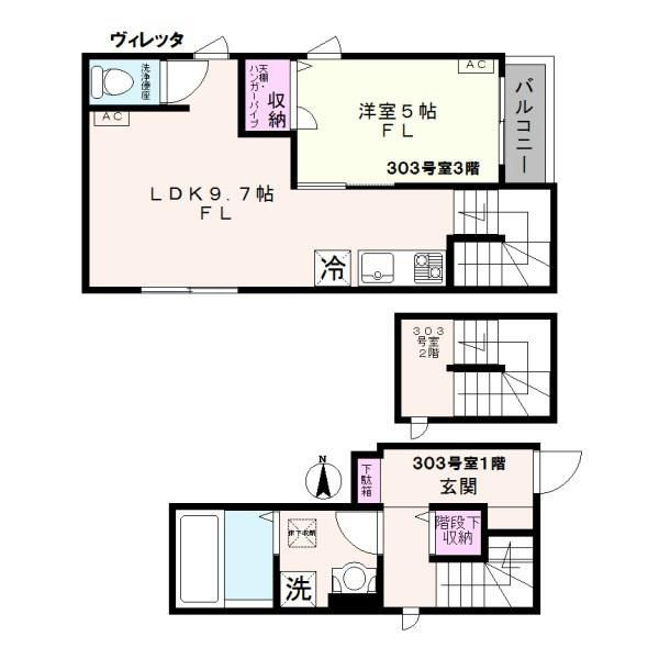 ヴィレッタの間取り