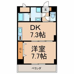 ルネス本八幡南の間取り|間取りです。