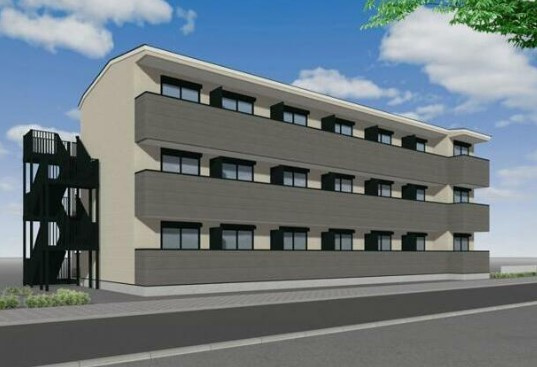 横浜市泉区和泉中央南２丁目のアパートの外観パース