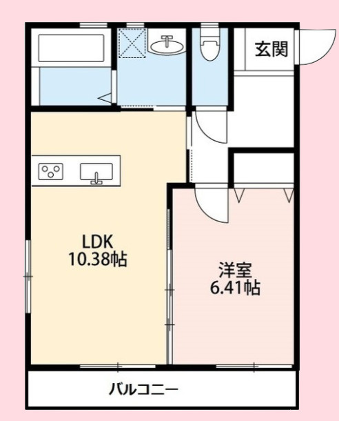 B・キャッスル宮原の間取り