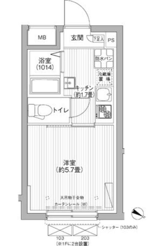 プラハ駒込の間取り