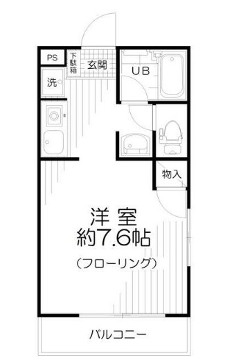 ポプラ倶楽部501の間取り