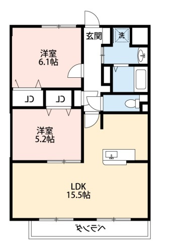 緒川プラザの間取り