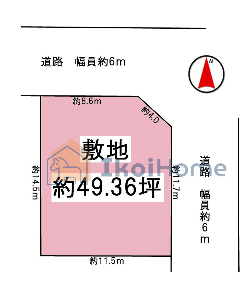 神戸市西区狩場台1丁目　土地の土地図