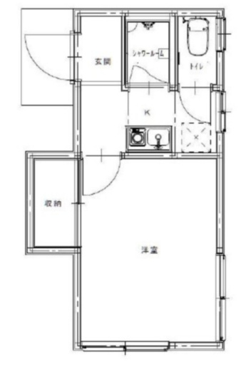 ハウス西村の間取り|間取り