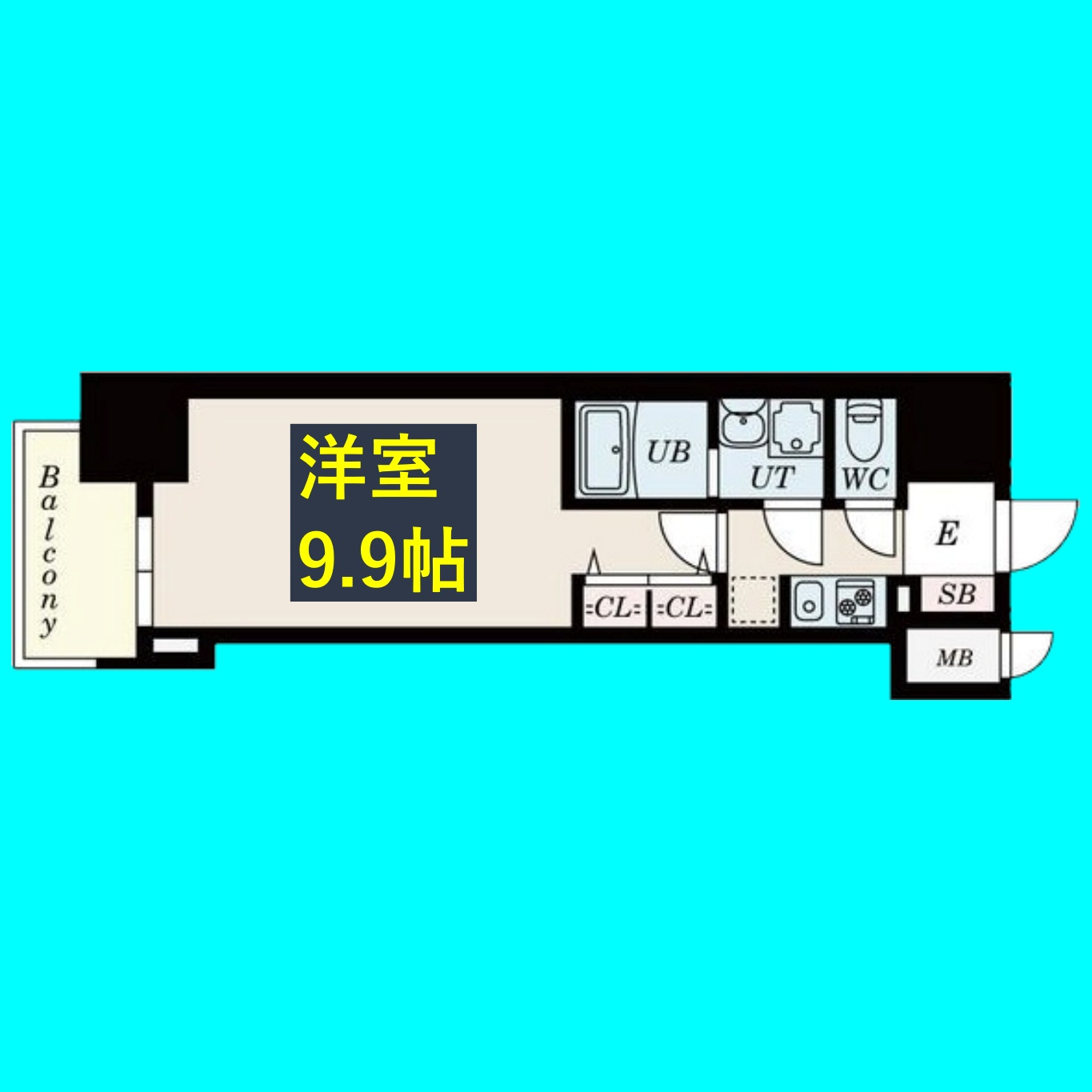 S-RESIDENCE大曽根駅前の間取り