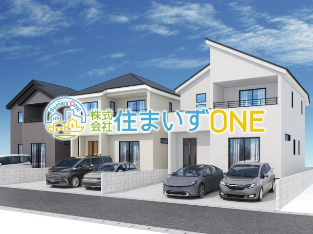 【外観パース】 | 【新築分譲住宅～GRAFARE～】山形市鈴川町　2期　全３棟 | 完成イメージパースです♪