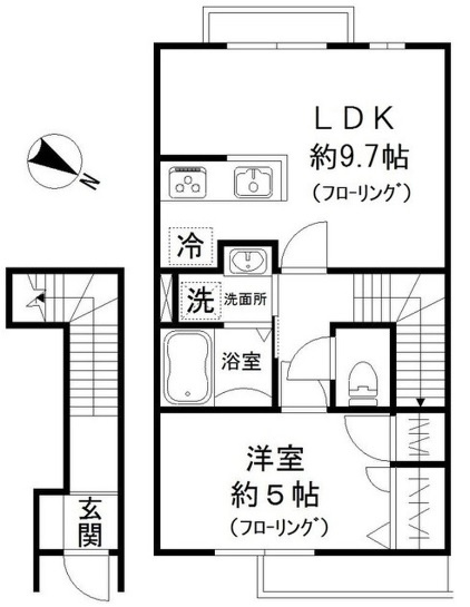 リベルテ池田山の間取り