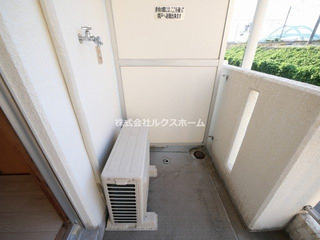 アンフィニィ庄Ⅱのバルコニー
