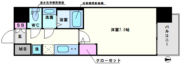 プラ・ディオ新深江の間取り|プラ・ディオ新深江　間取り