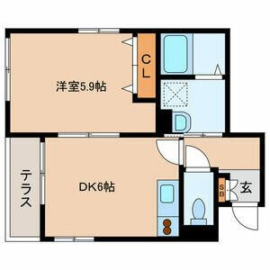 メゾン　ラフイネの間取り