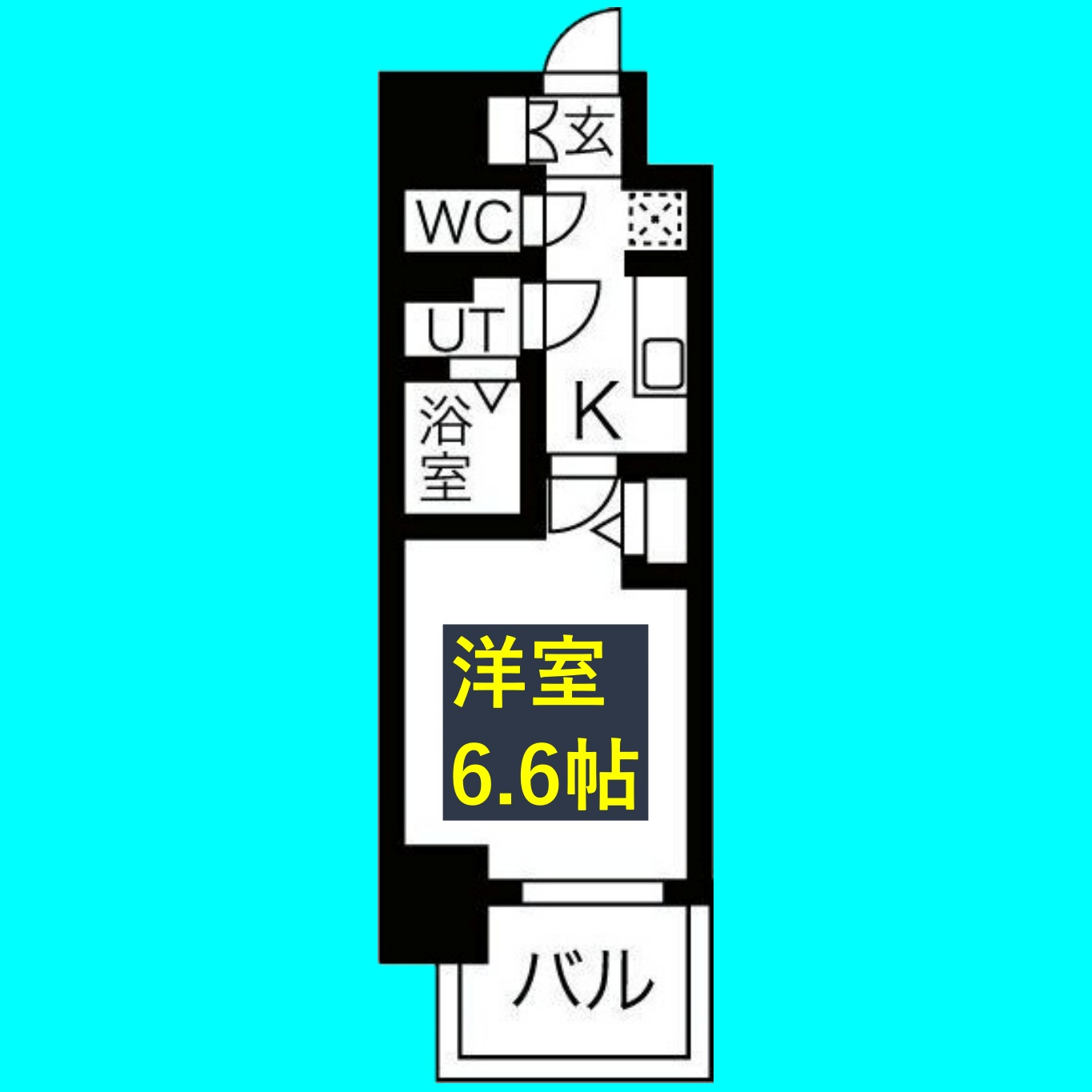 メイクス名駅南Ⅱの間取り