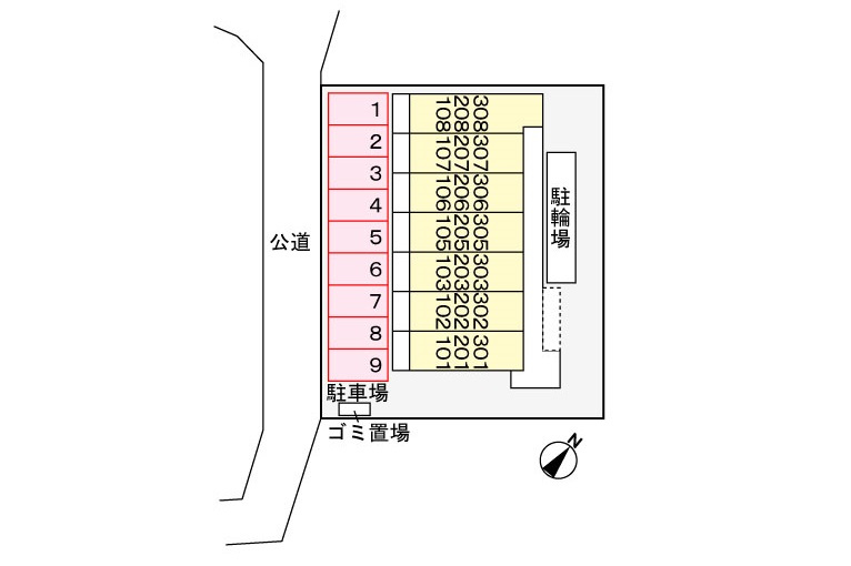 ベルドゥーラの区画図